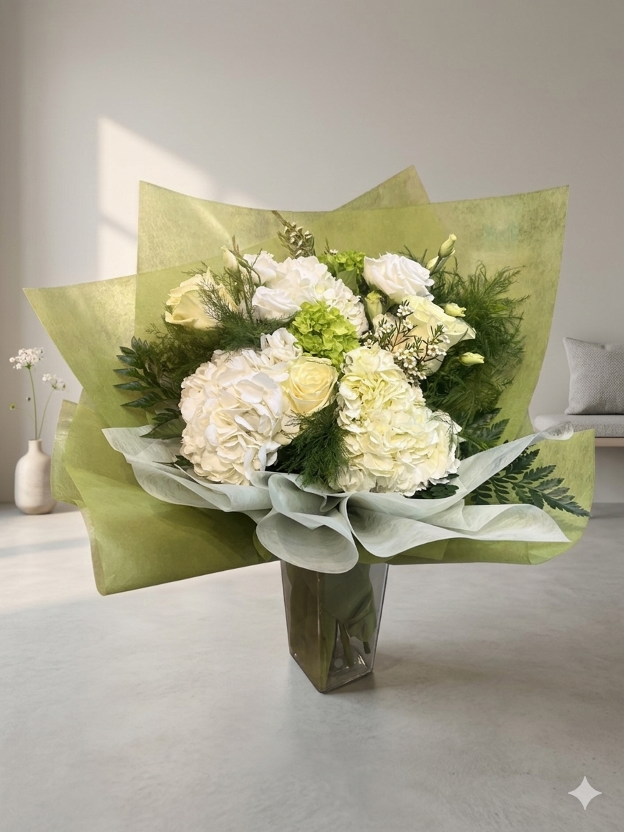 White Serenity Bouquet