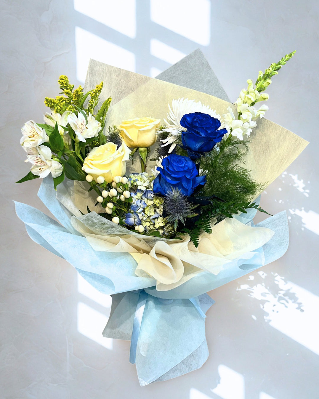 Creamy blue